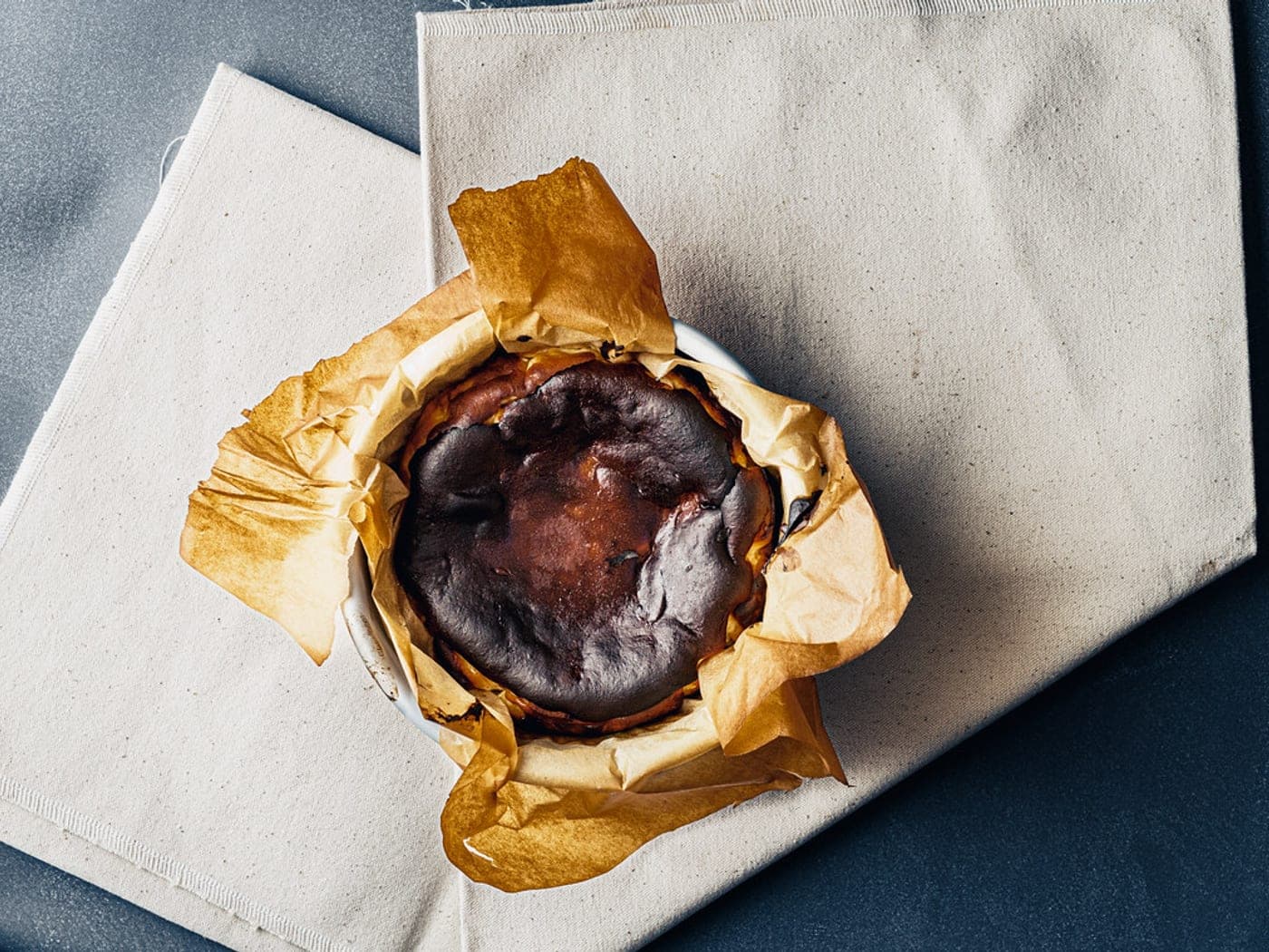 Basque burnt cheesecake — Tribal People Try recipe
