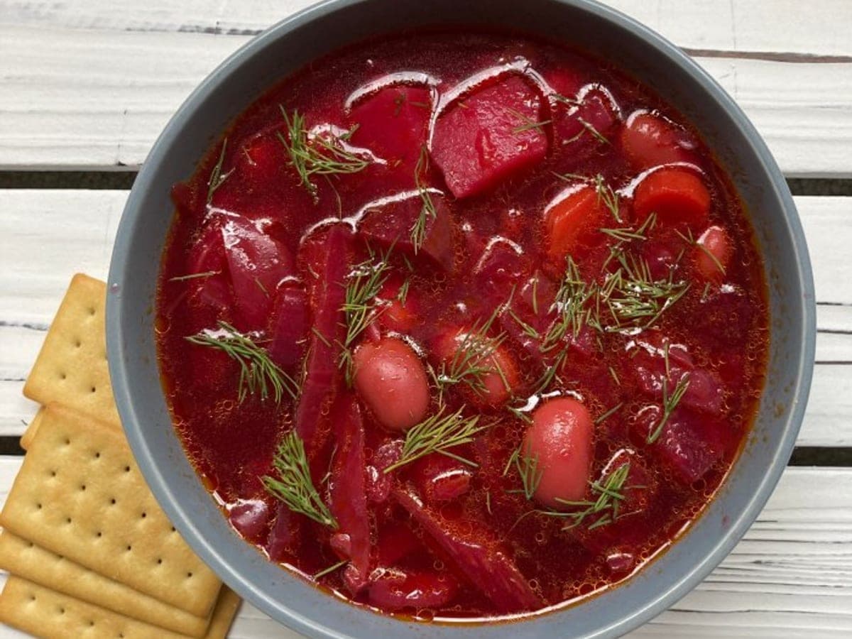Beetroot Soup (Borscht) — Ukrainian recipe