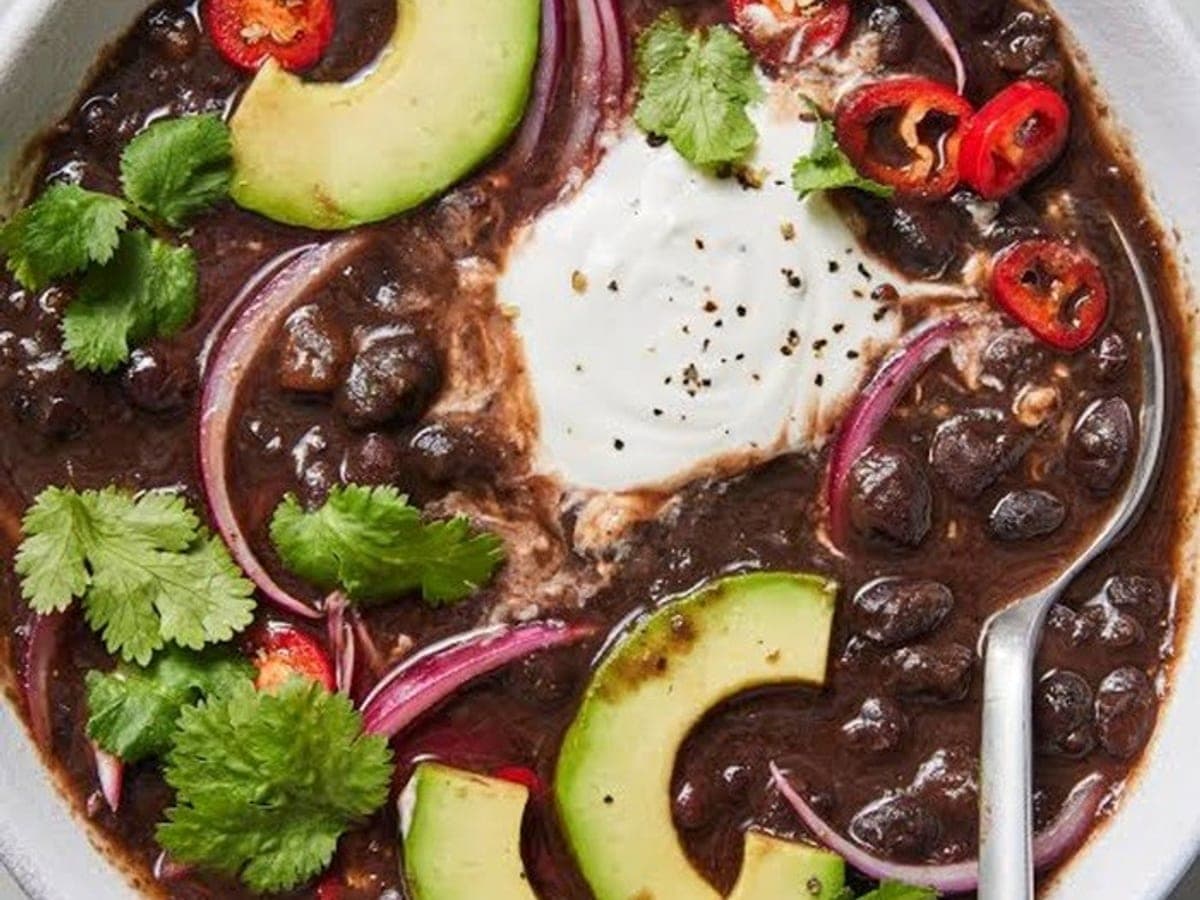 Black Bean soup — International recipe