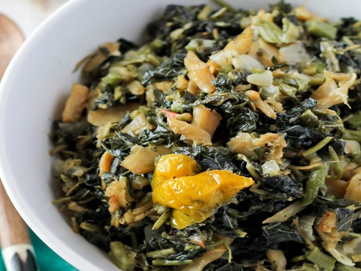 Callaloo and SaltFish — Jamaican recipe