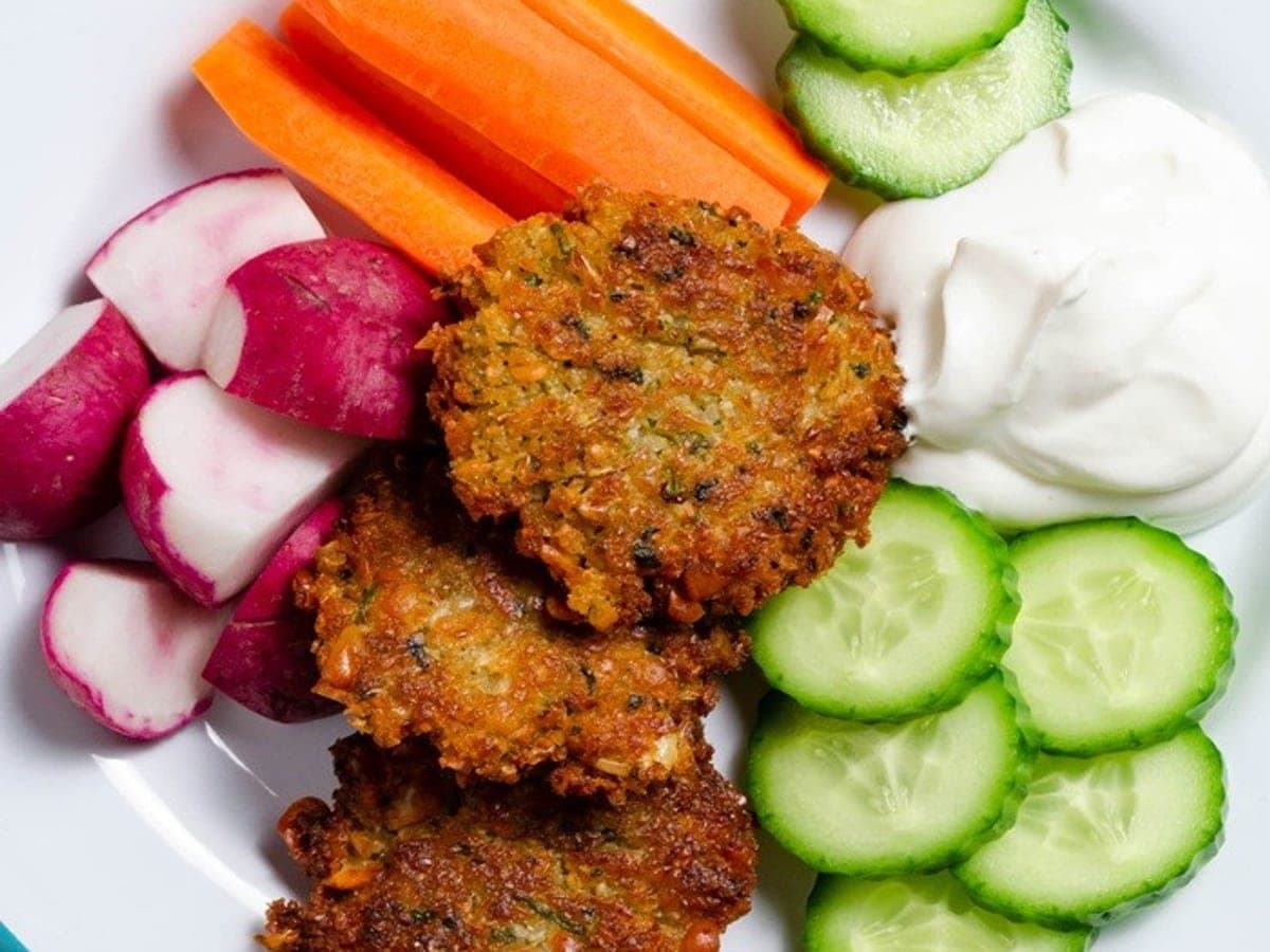 Carrot and Bean Fritters — International recipe