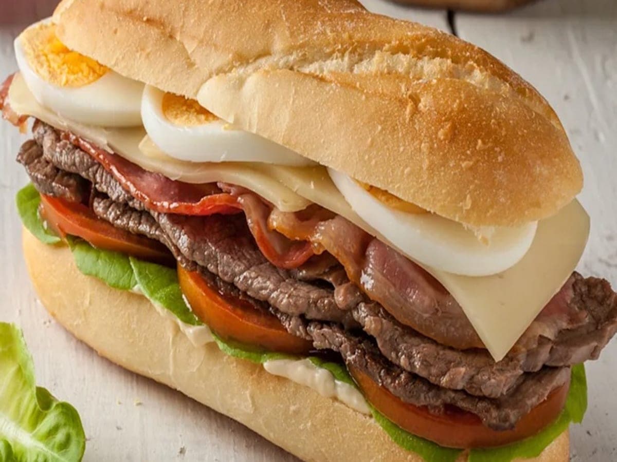 Chivito sandwich — Uruguayan recipe