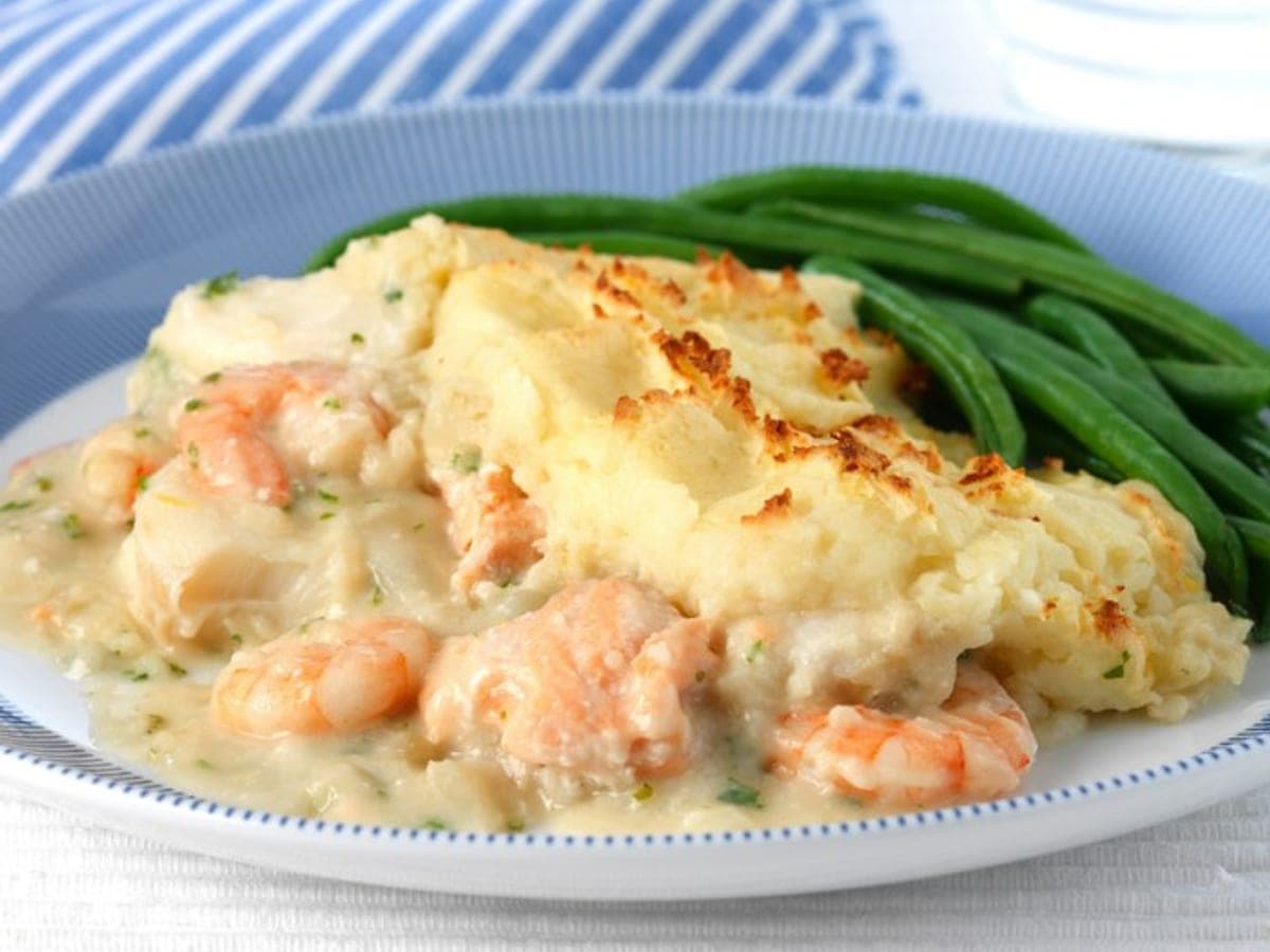 Fish pie — British recipe