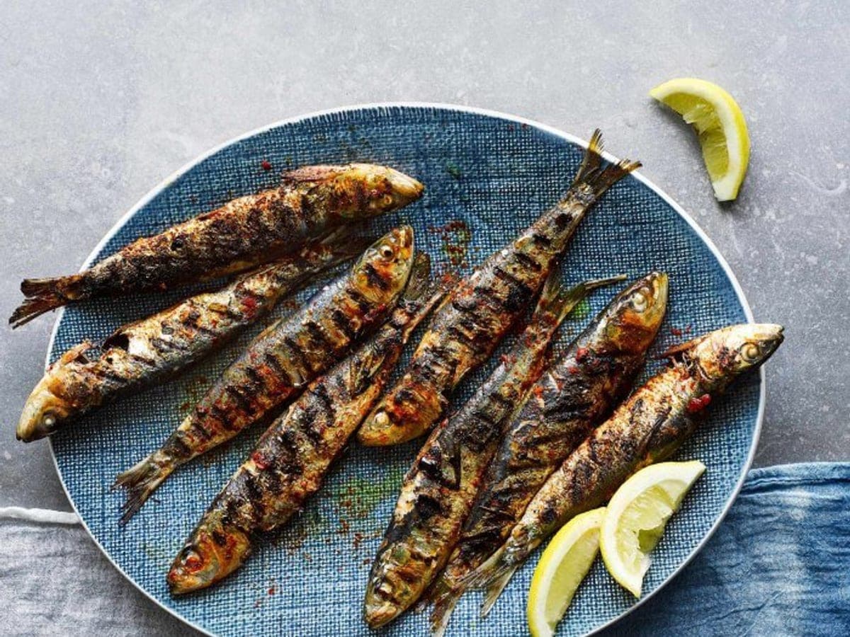 Grilled Portuguese sardines — Portuguese recipe