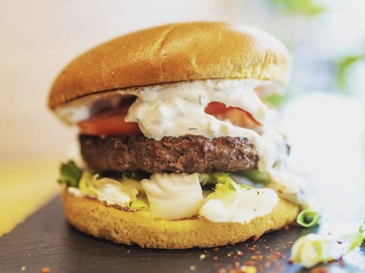 Lamb Tzatziki Burgers — Greek recipe