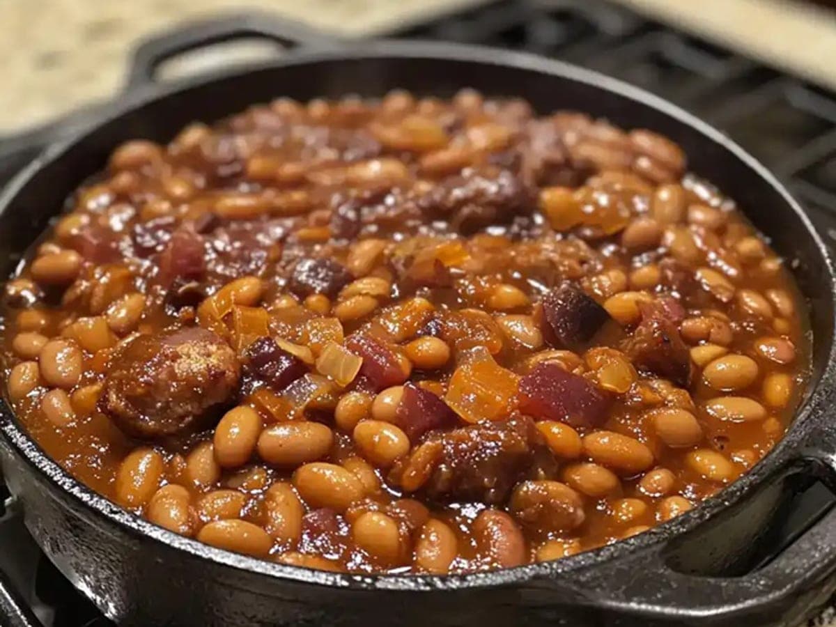 Molasses Baked Beans — Canadian recipe