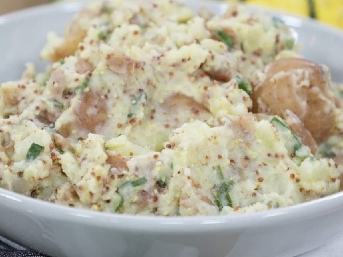 Mustard champ — Irish recipe
