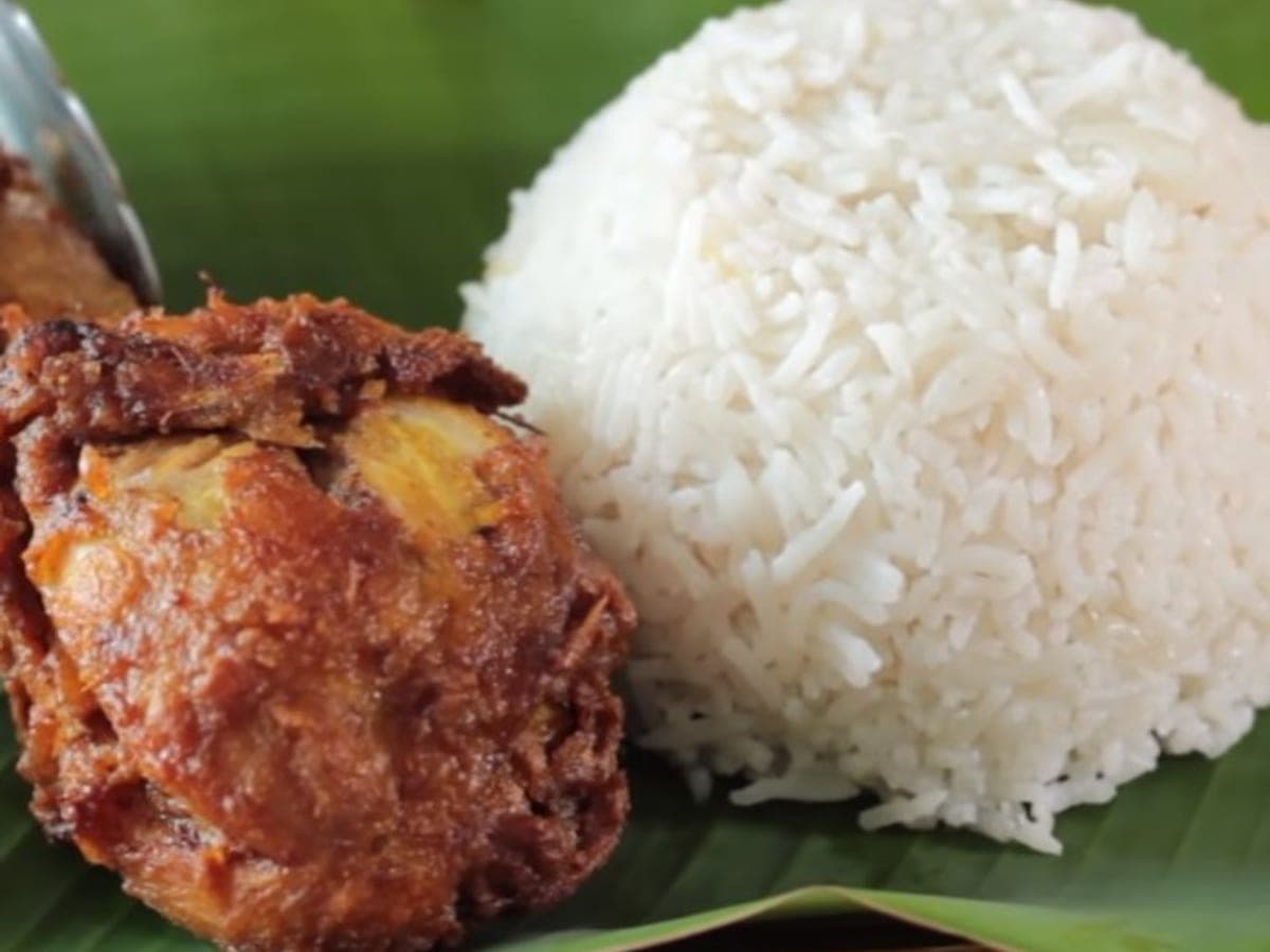 Nasi lemak — Malaysian recipe