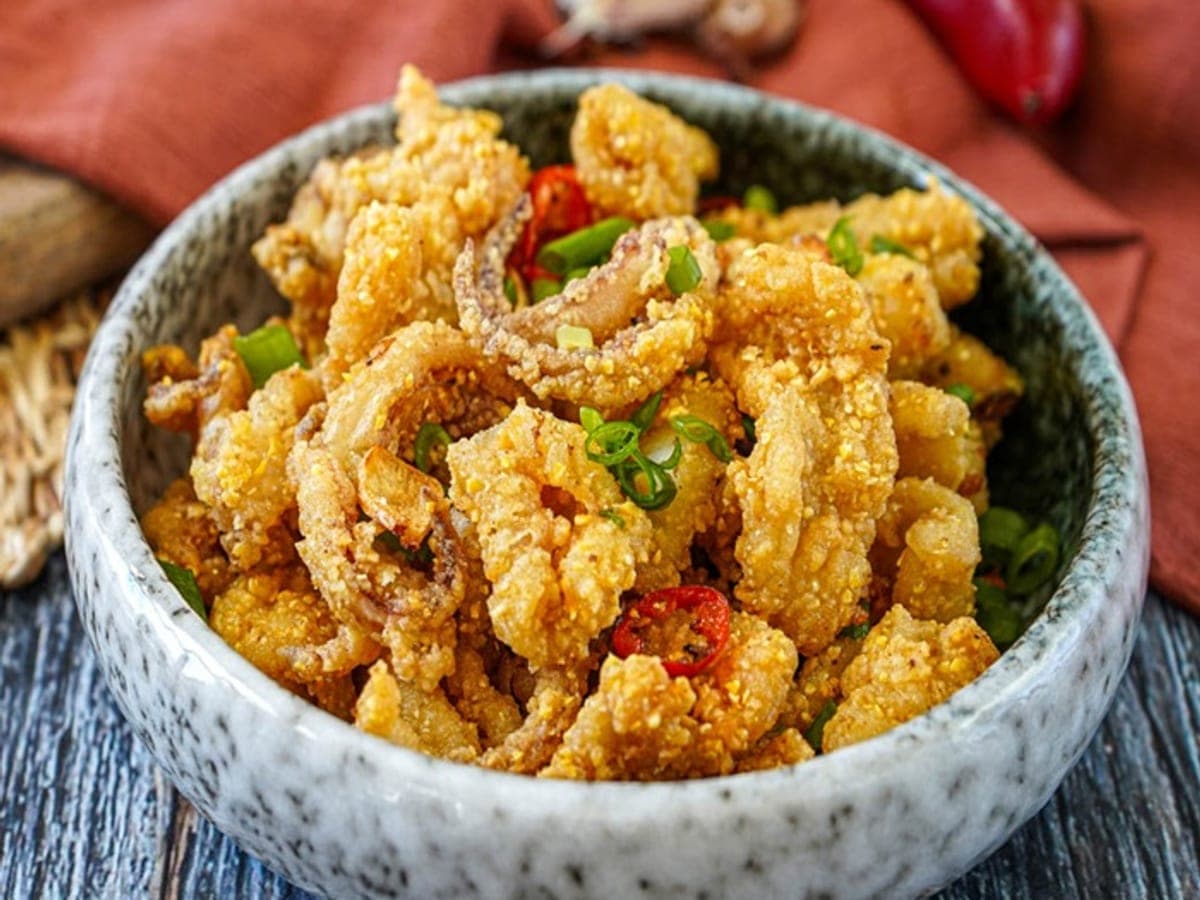 Salt & pepper squid — Vietnamese recipe