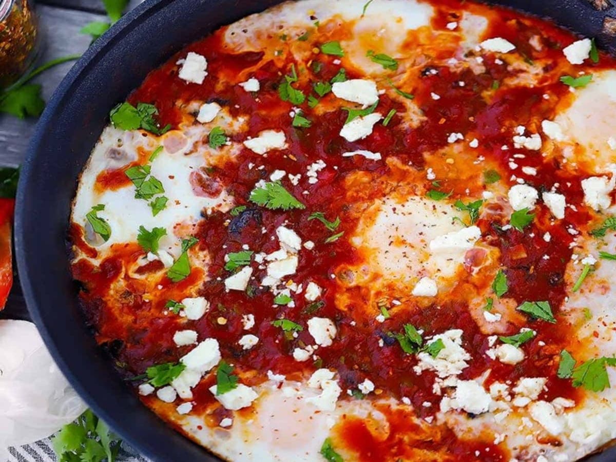 Shakshuka Feta Cheese — Saudi Arabian recipe
