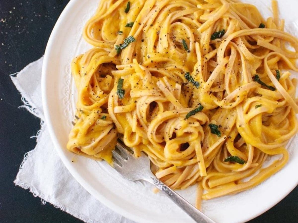 Squash linguine — Italian recipe