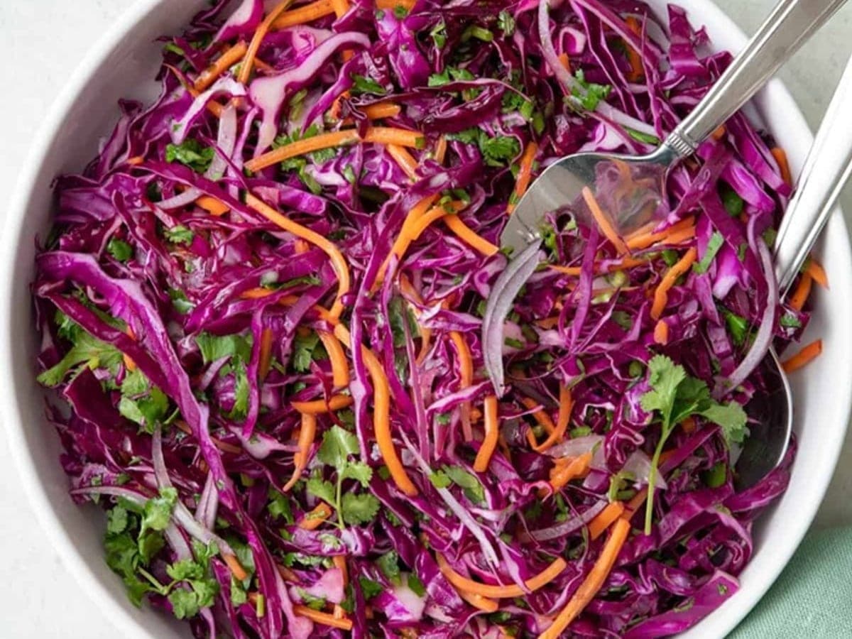 Tangy carrot, cabbage & onion salad — Vietnamese recipe