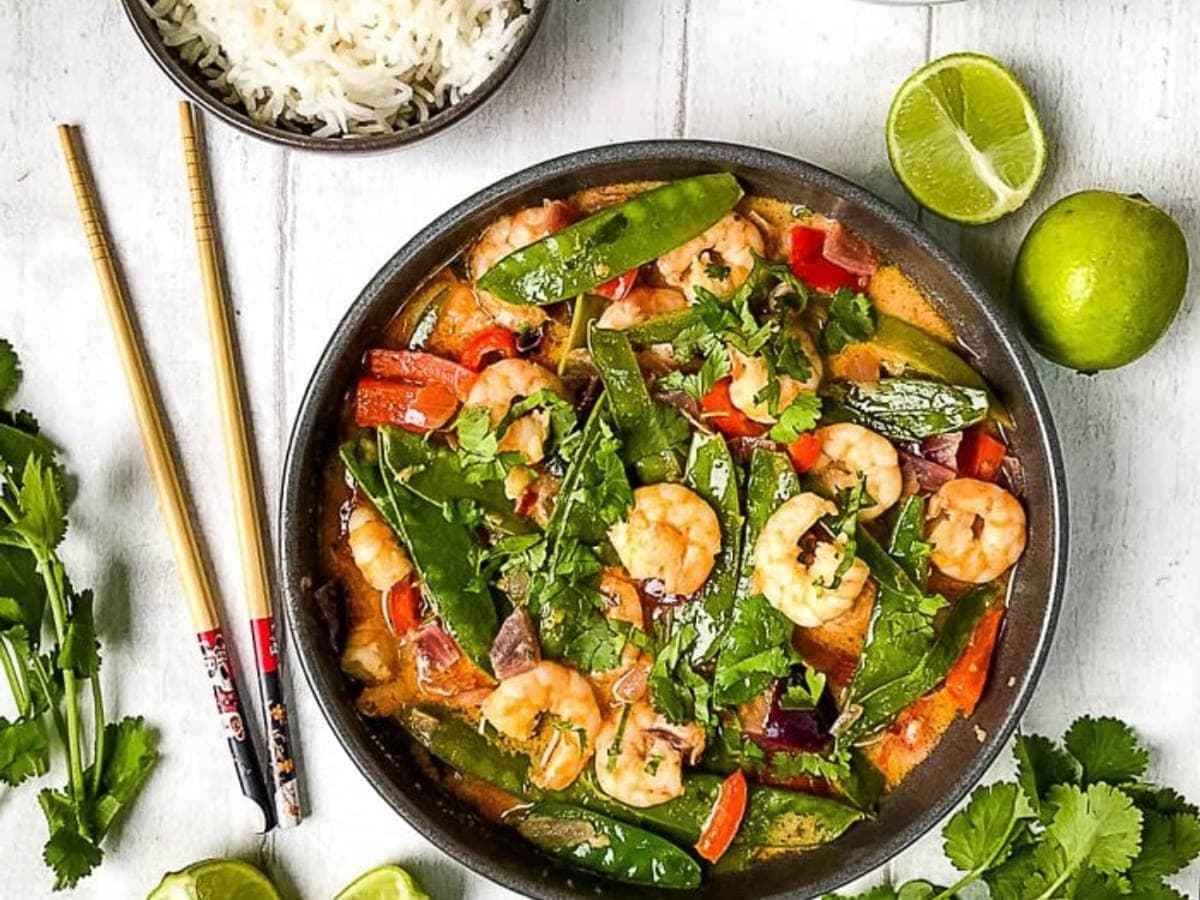 Thai prawn curry — Thai recipe