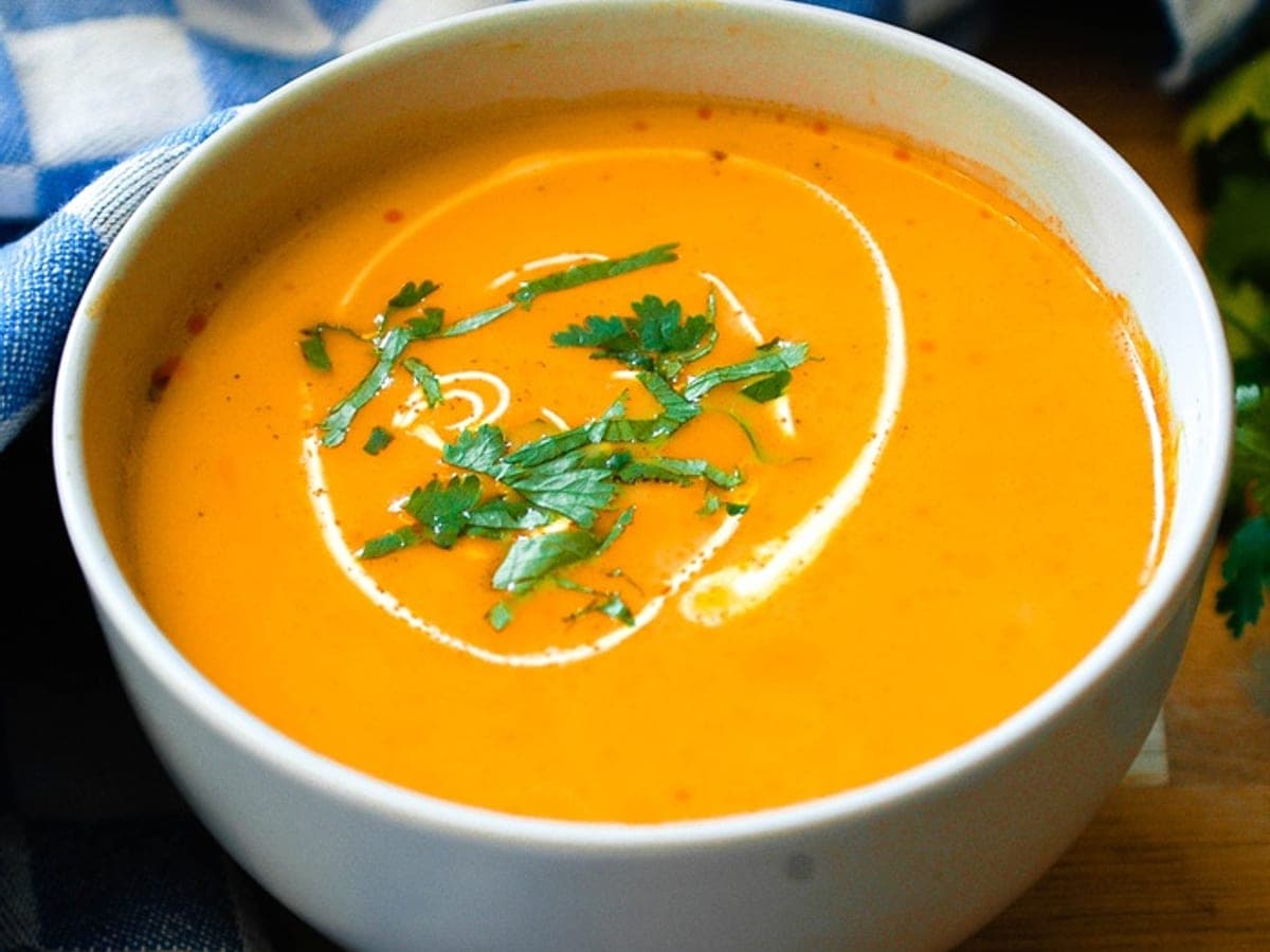 Thai pumpkin soup — Thai recipe