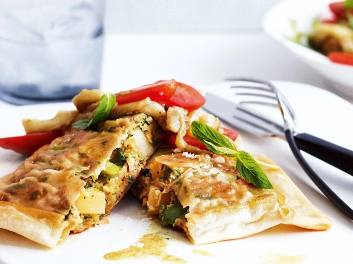 Tuna and Egg Briks — Tunisian recipe