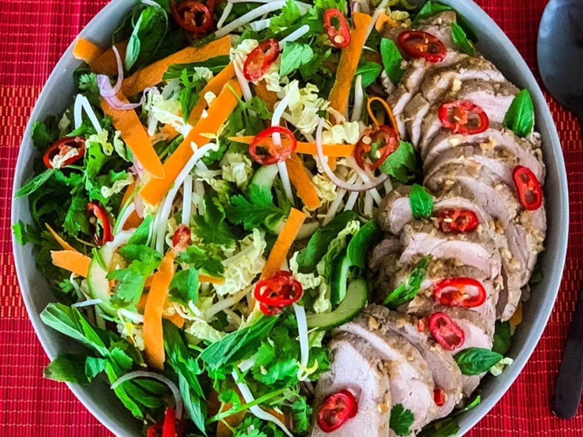 Vietnamese pork salad — Vietnamese recipe