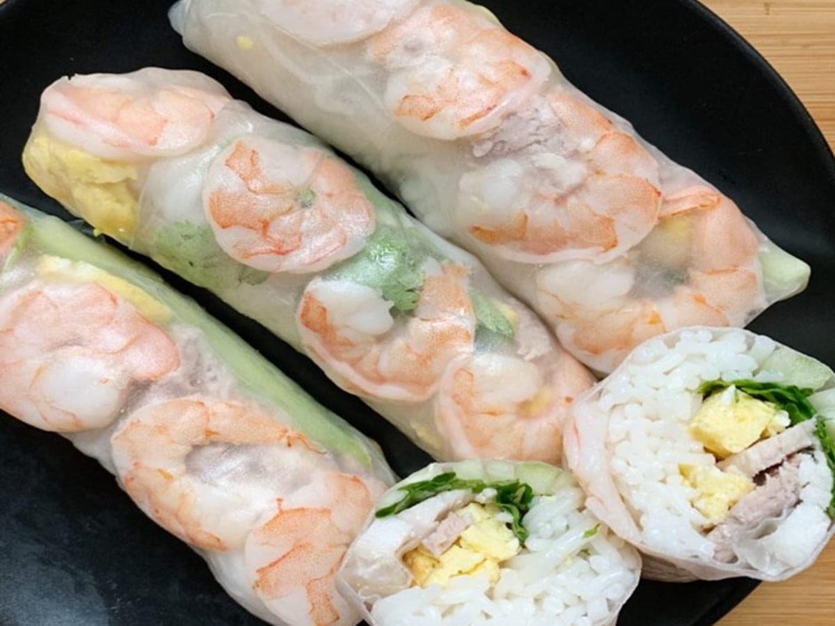 Vietnamese prawn spiralized rolls — Vietnamese recipe