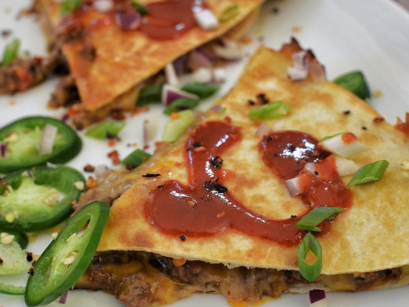 Cheesy beef quesadillas — Tribal People Try recipe