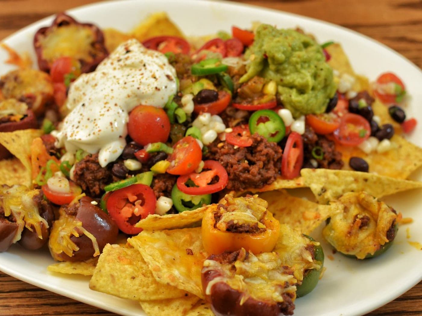 Loaded nachos with real cheese sauce — Tribal People Try recipe