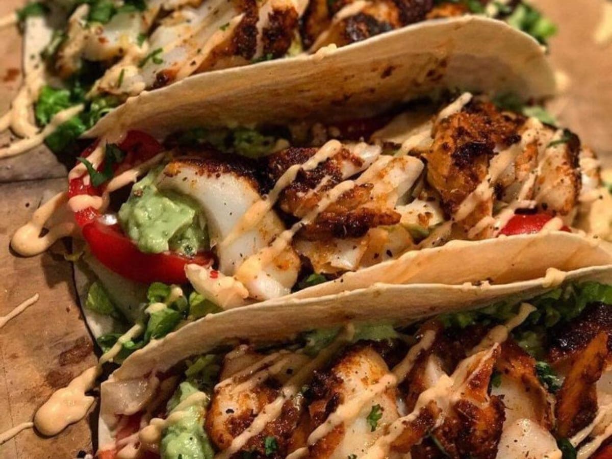 Cajun spiced fish tacos — Mexican recipe