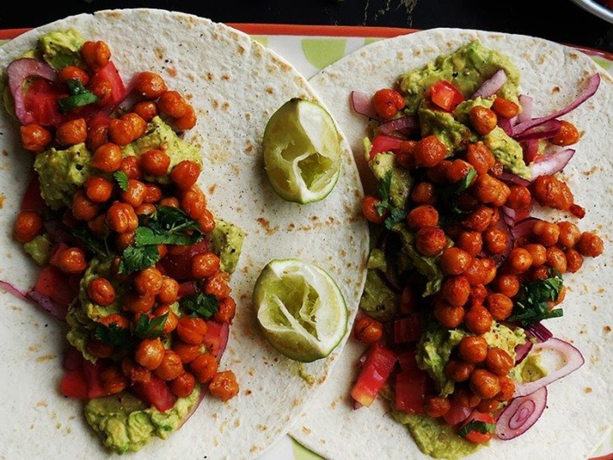 Chickpea Fajitas — Mexican recipe