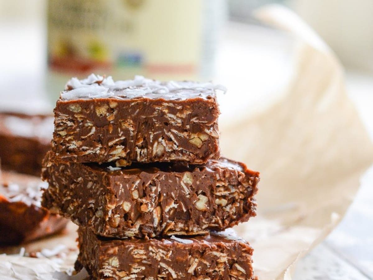 Chocolate Coconut Squares — Australian recipe