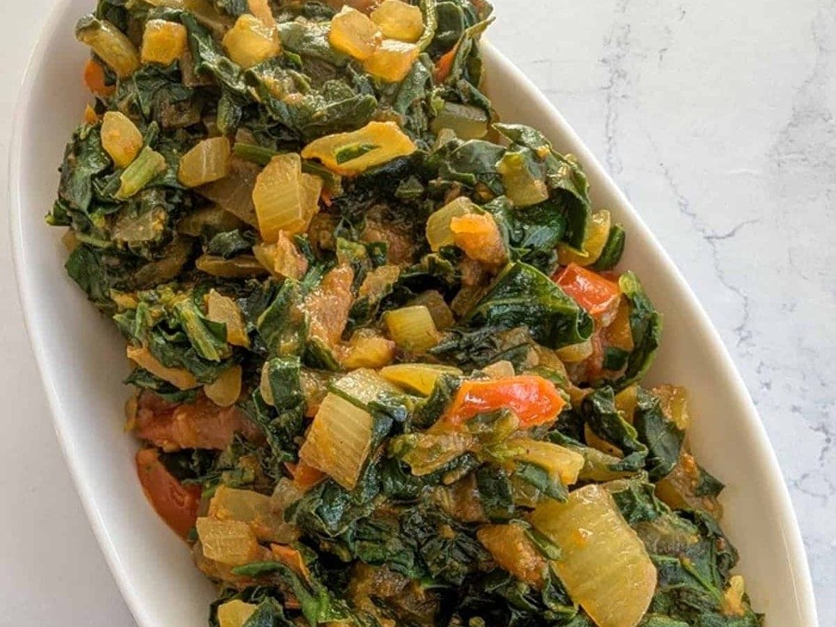 Curried Spinach from Botswana — International recipe