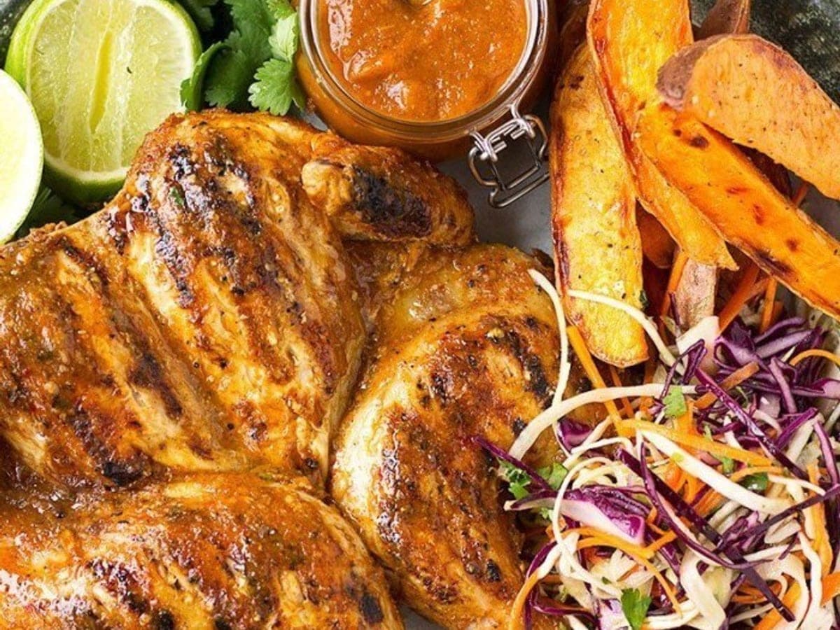 Piri-piri chicken and slaw — Portuguese recipe