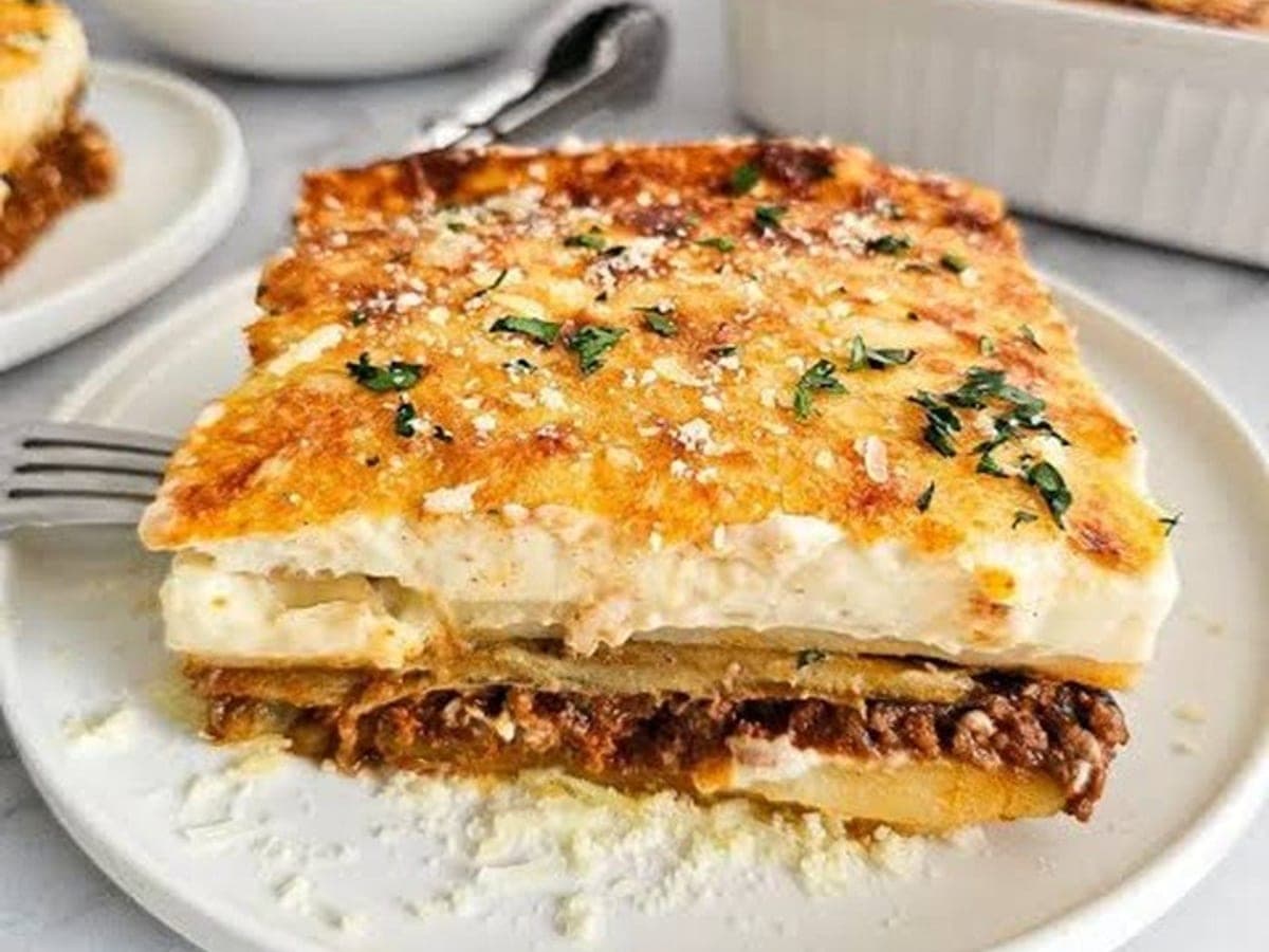 Potato Moussaka Recipe — International recipe