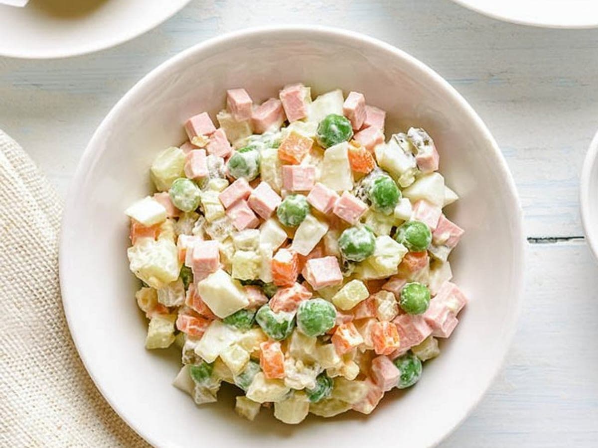 Potato Salad (Olivier Salad) — Russian recipe