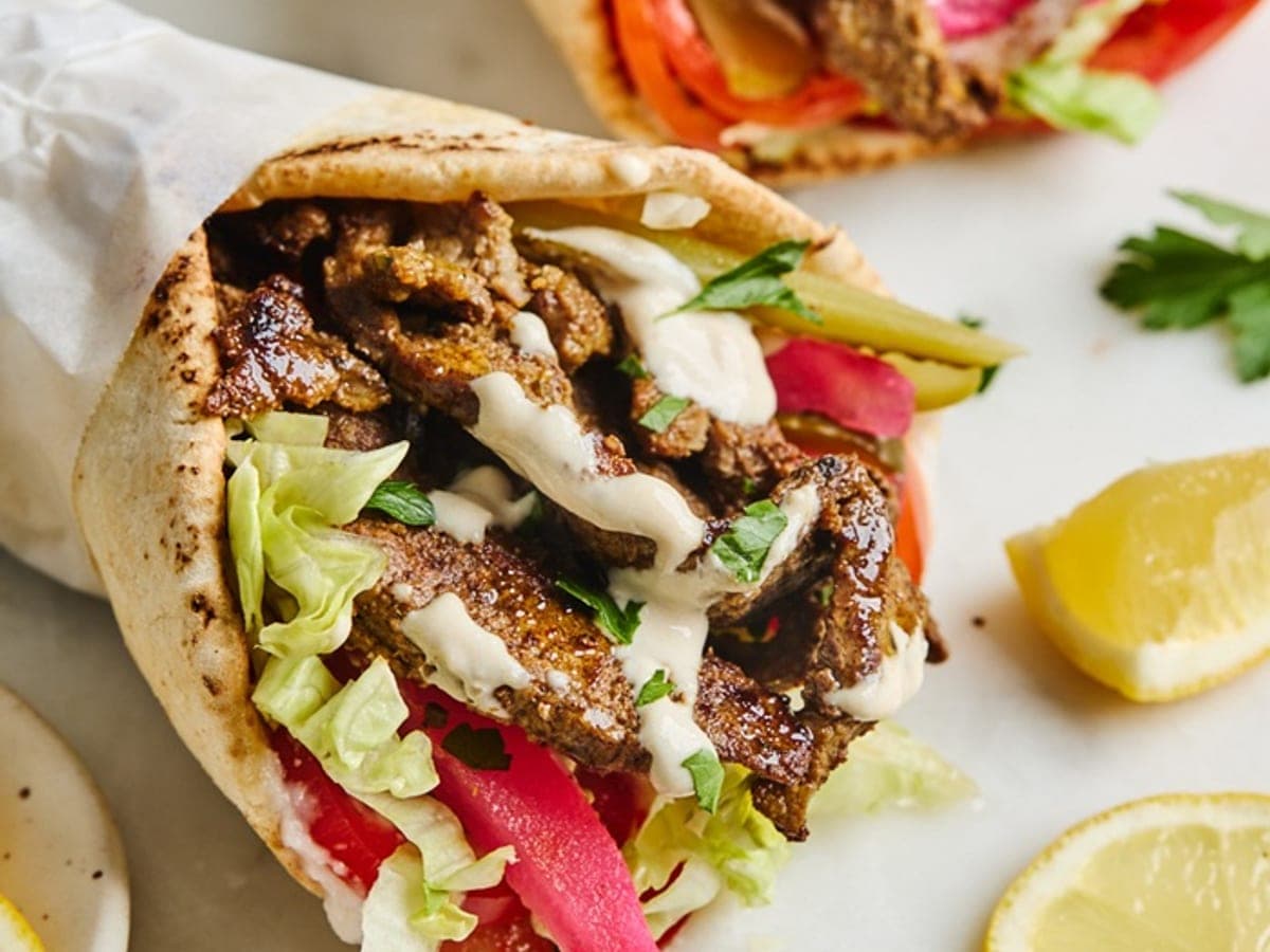 Shawarma chuck roast wrap — Saudi Arabian recipe