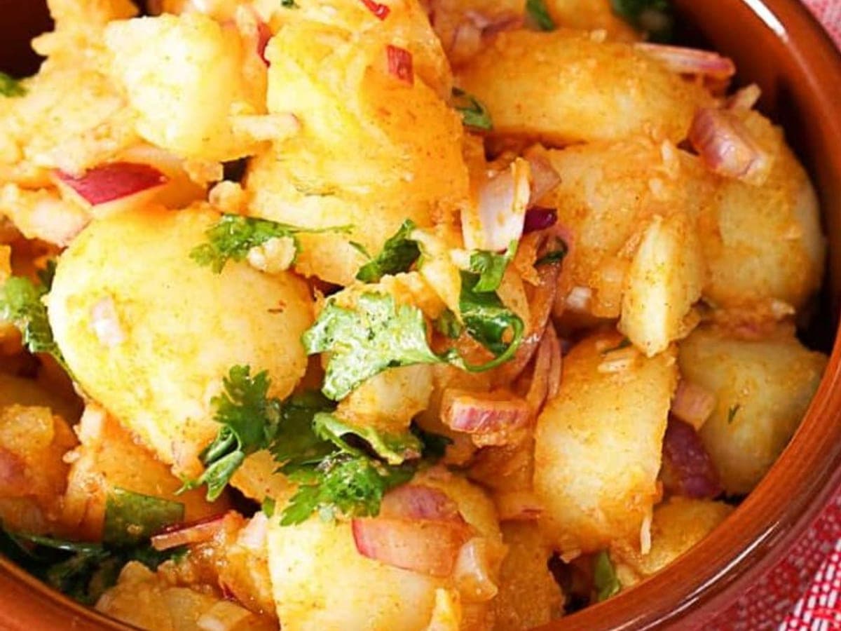 Sweet potato salad — Turkish recipe